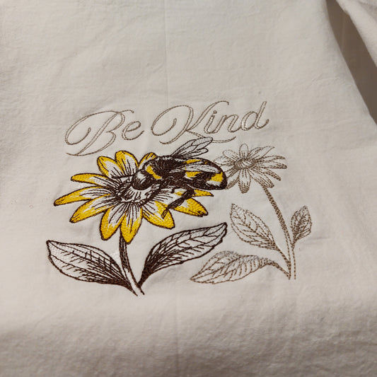 "Bee Kind"  27 x 27 Towel