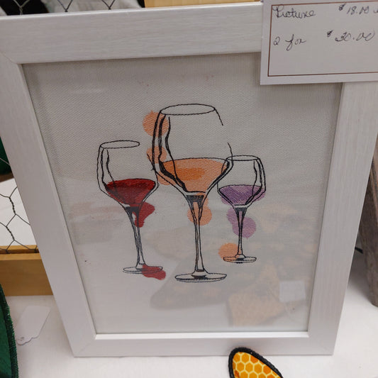 Wine Glasses 8 x 10 Picture